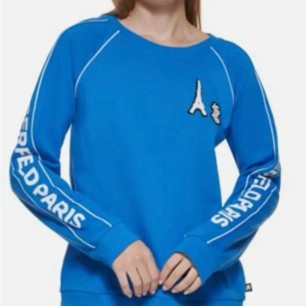 COPY - Karl Lagerfeld Paris Blue Sweatshirt